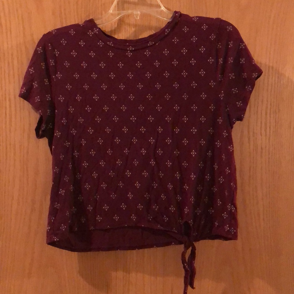Cropped tee shirt